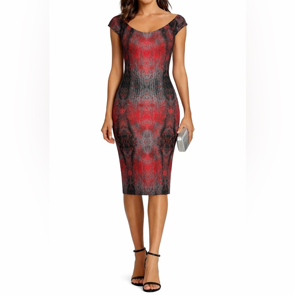 Chiara Boni La Petite Robe Sally Print Sheath Dress US 4 NWT